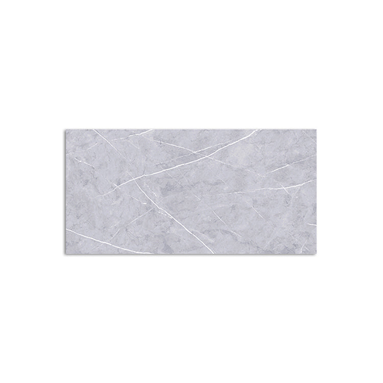 Marbling Stain Resistant Tile 12" x 24" Singular Peel & Stick Tile