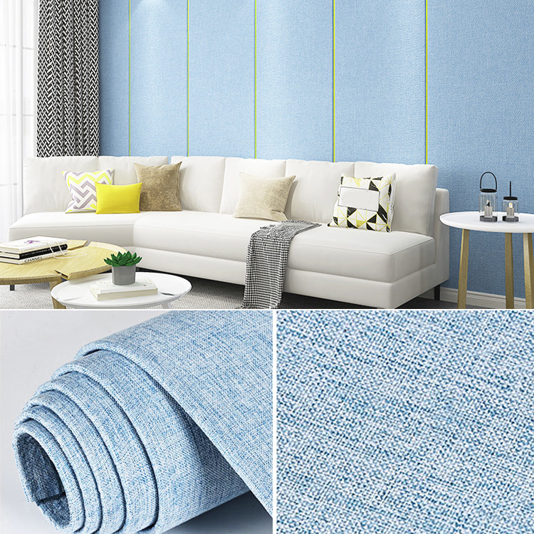 Modern Flax Paneling Wall Interior Wear Resistant Thicken Plank