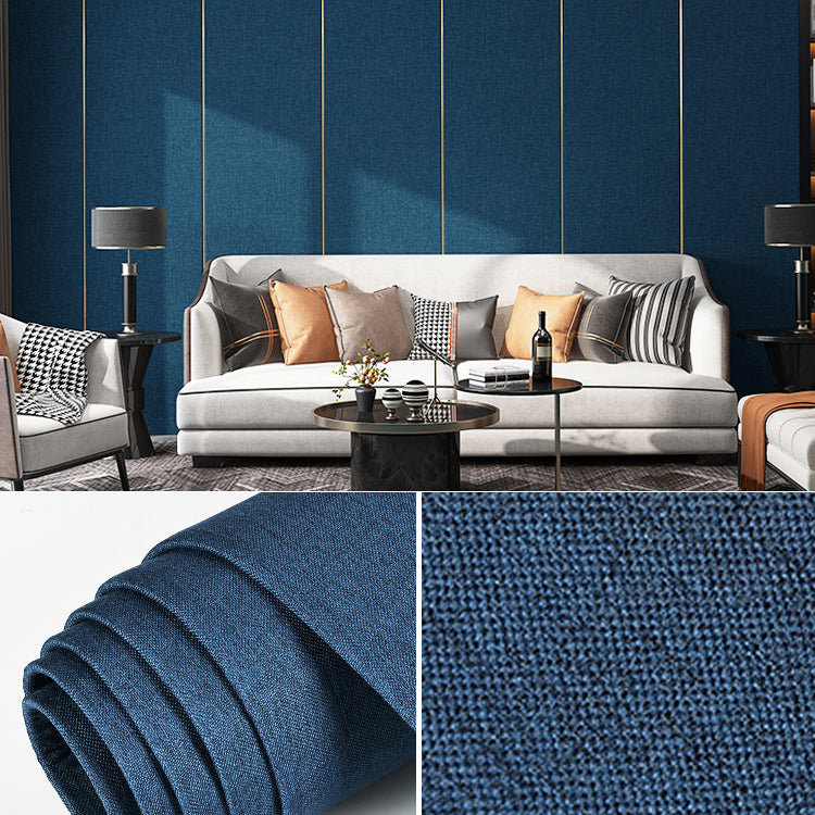 Modern Flax Paneling Wall Interior Wear Resistant Thicken Plank