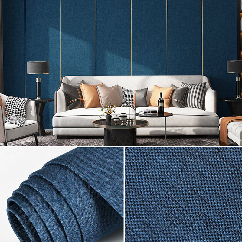 Modern Flax Wall Covering Paneling Textured Wall Interior Anti-collision Plank