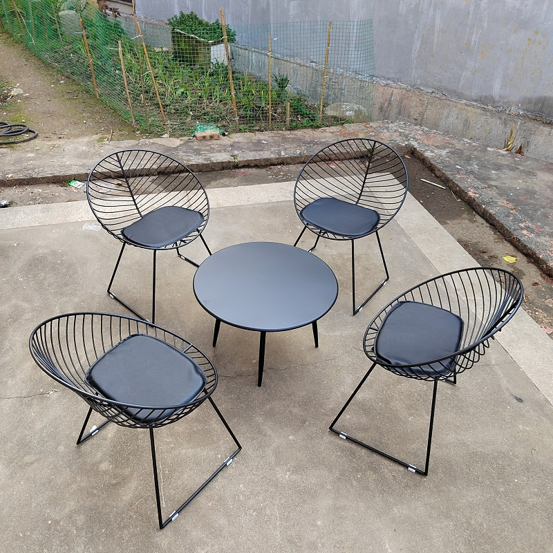 Modern Dining Table Set 1/2/3/4/5 Pieces Patio Bistro Table Set
