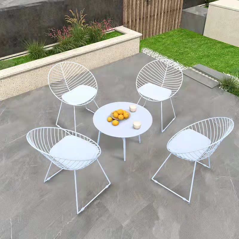 Modern Dining Table Set 1/2/3/4/5 Pieces Patio Bistro Table Set