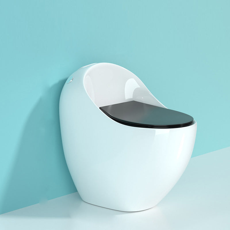 Modern Porcelain Floor Mounted Flush Toilet All In One Siphon Jet Toilet