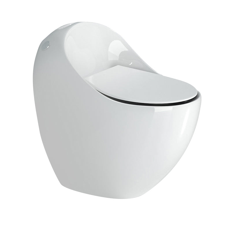 Modern Porcelain Floor Mounted Flush Toilet All In One Siphon Jet Toilet