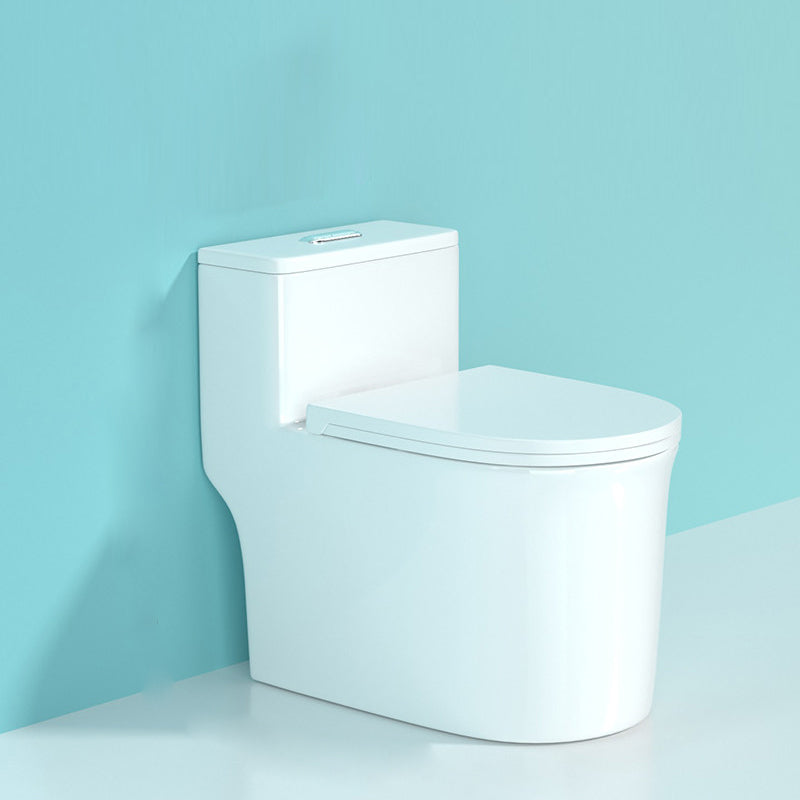 Modern Porcelain Floor Mounted Flush Toilet All In One Siphon Jet Toilet