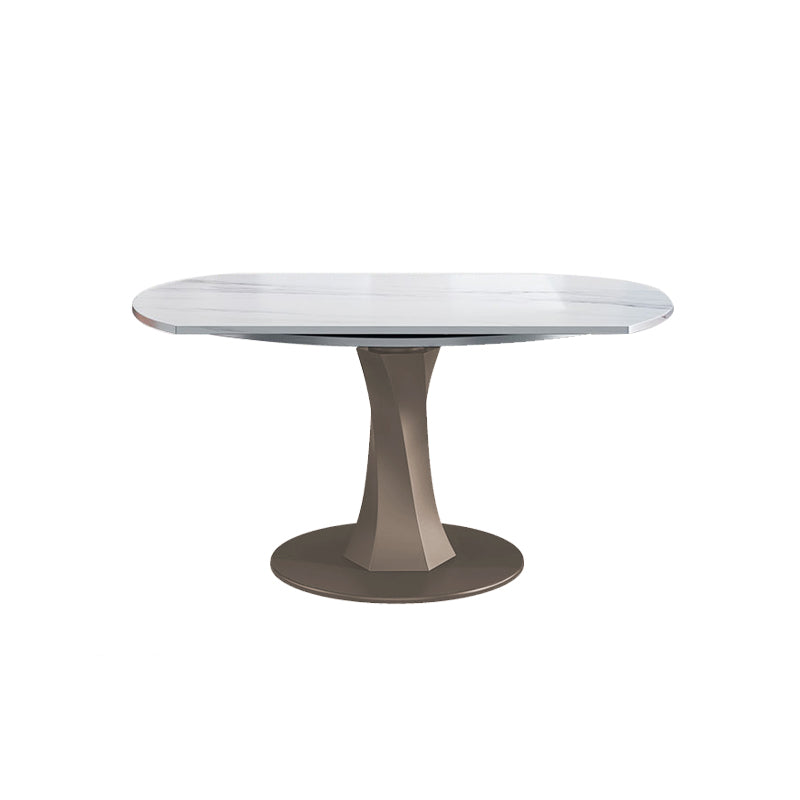 Drop-Leaf Dining Table Contemporary Pedestal Dining Room Table