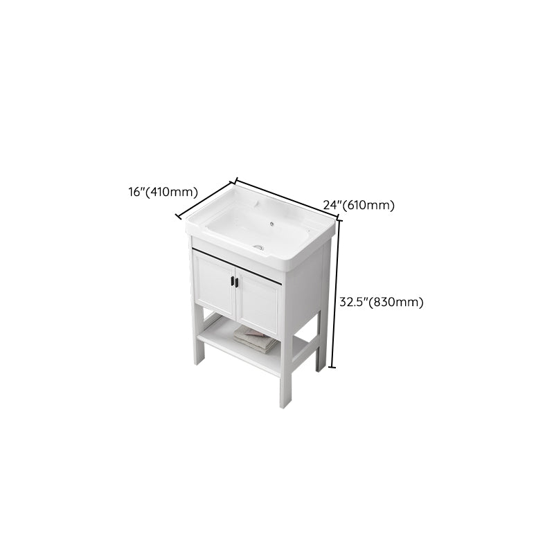 Freestanding Bathroom Sink Vanity Glam Single-Sink Bathroom Vanity