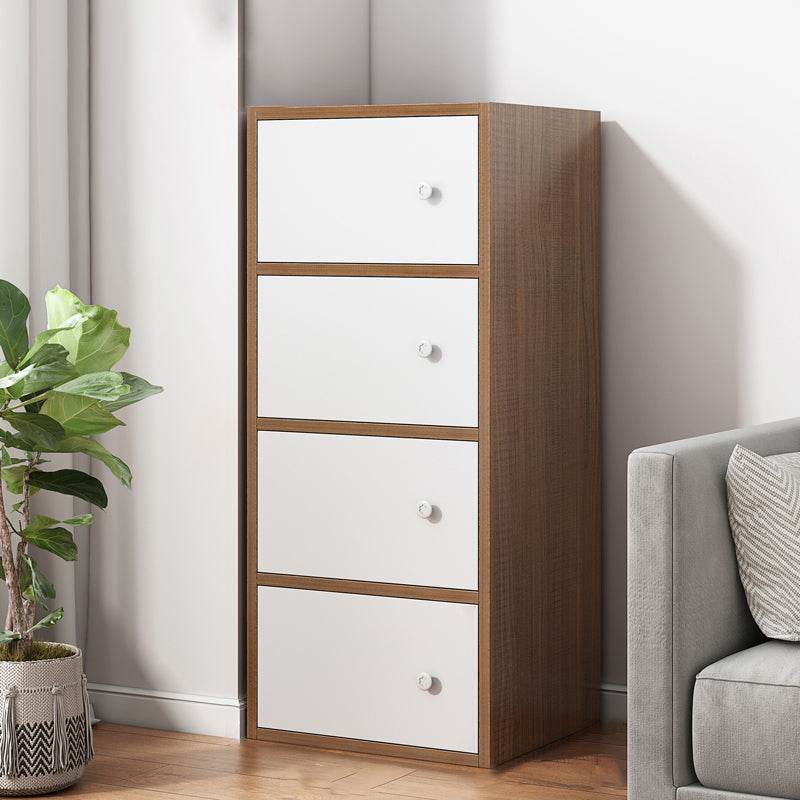 Contemporary Manufactured Wood Accent Cabinet Rectangle Knobs Accent Cabinet