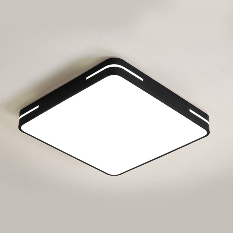 Minimalist Geometric Flush Mount Lighting Metal 1 Light Flush Ceiling Lights