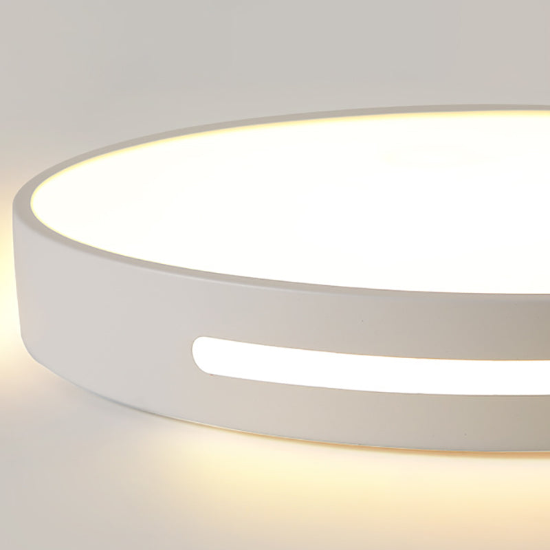 Minimalist Geometric Flush Mount Lighting Metal 1 Light Flush Ceiling Lights