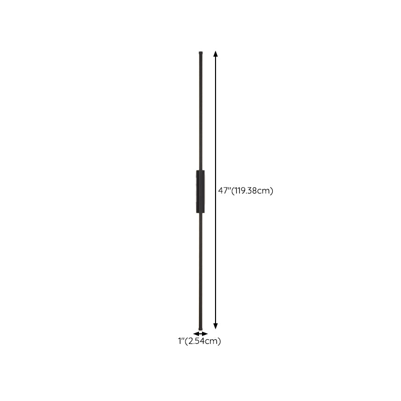 Black Shade Wall Lamp Modern Metal Shade Wall Lighting Fixtures for Living Room