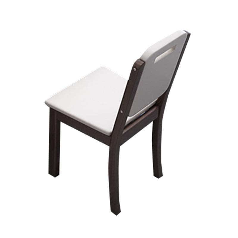 Modern Style Stone Furniture Set 7 Pieces Round Shape Dinette Table with Armless Chair