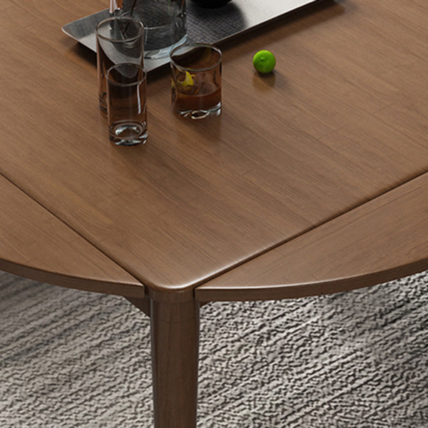 Wood Top Dining Table Set 1/5 Pieces Brown Dinette Set for Kitchen