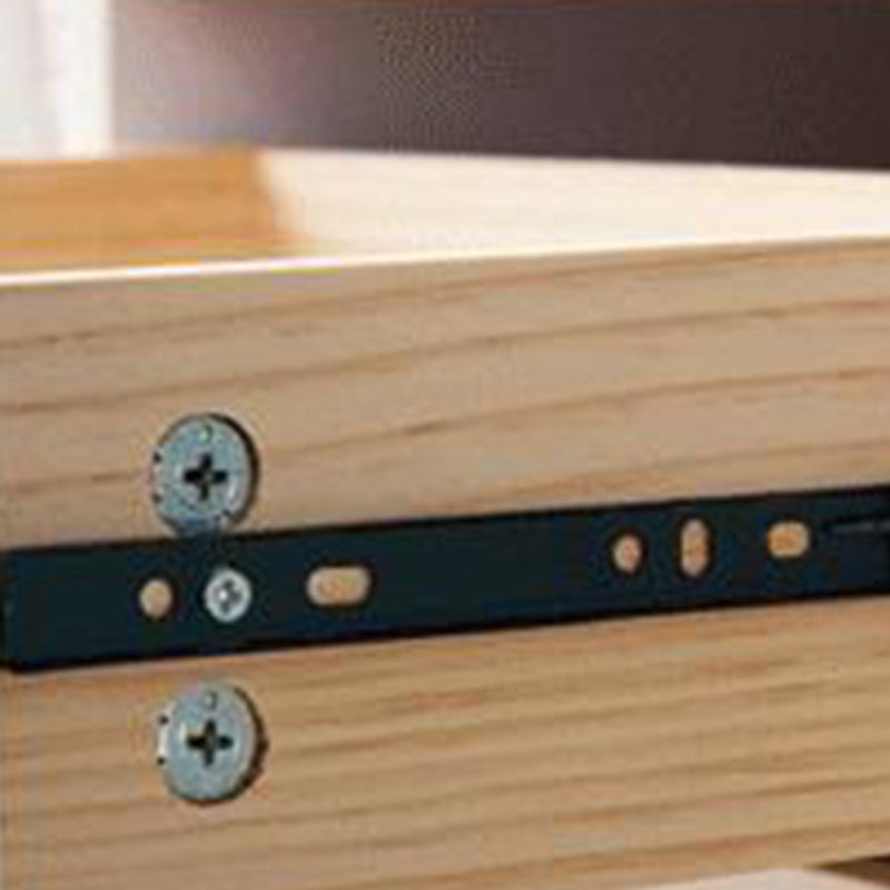 Traditional Wooden Storage Chest Home Vertical Chest in White with Drawers