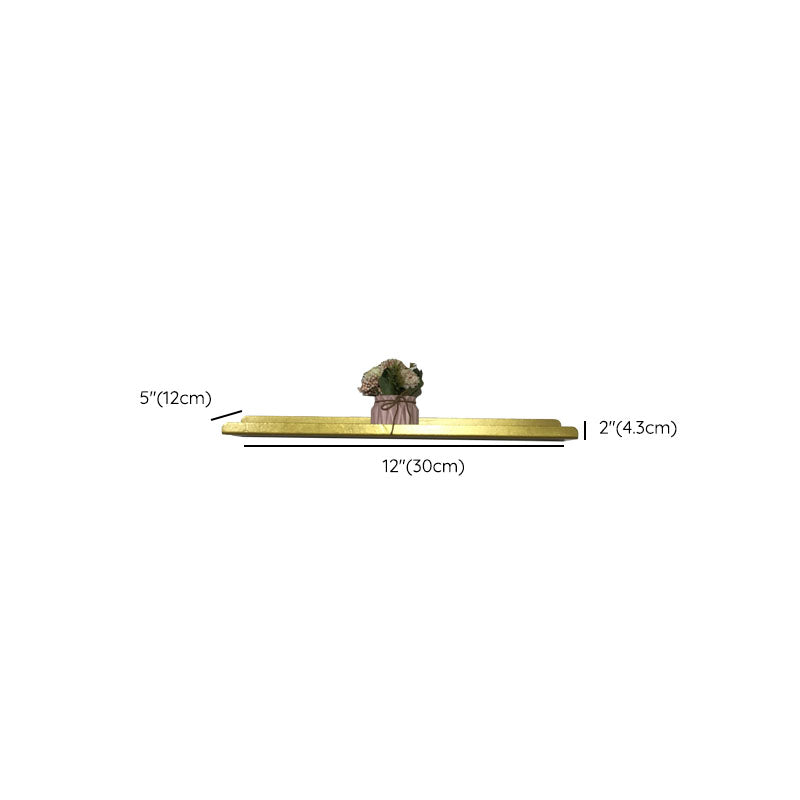 Metal Floating Bookcase Industrial Closed Back Bookshelf with Shelves