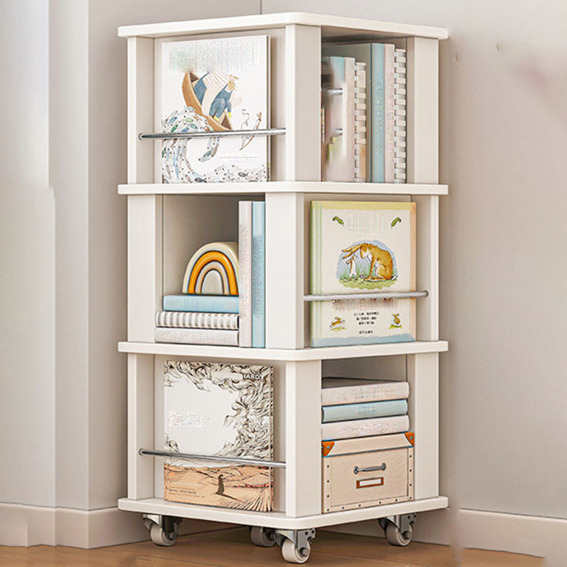 Engineered Wood Standard Bookcase Closed Back Scandinavian Bookshelf