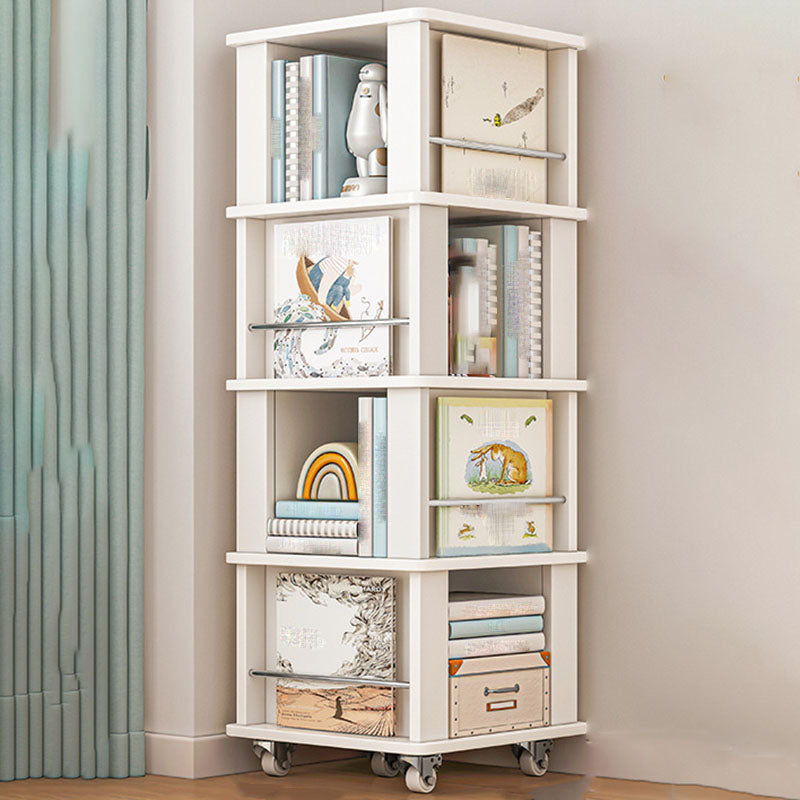 Engineered Wood Standard Bookcase Closed Back Scandinavian Bookshelf