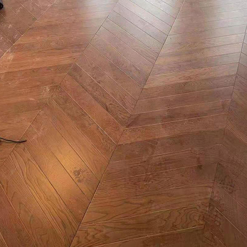 Traditional Plank Flooring Solid Wood Wire Brushed Click-Locking Trim Piece