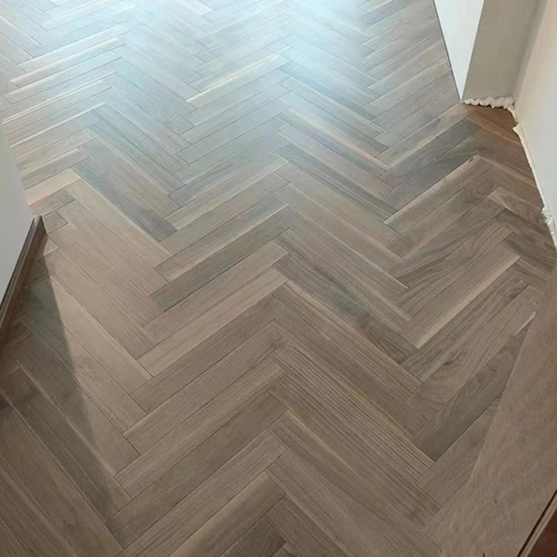 Traditional Plank Flooring Solid Wood Wire Brushed Click-Locking Trim Piece