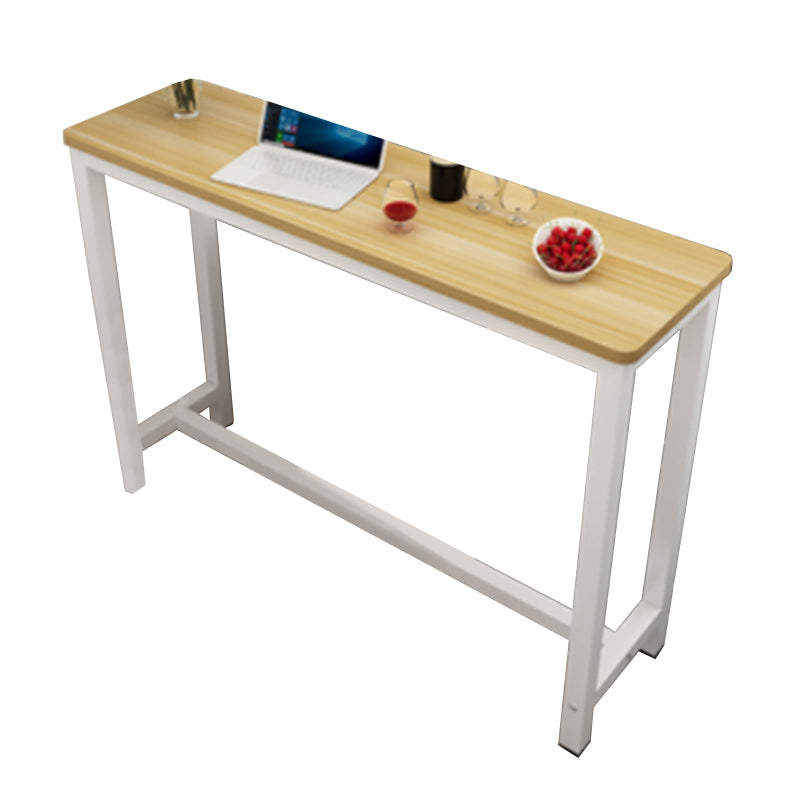 Industrial Rectangle Wood Counter Table 3/5 Pieces Bar Table Set for Cafe
