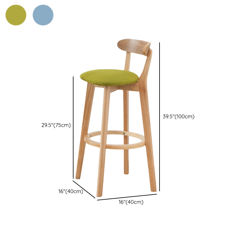 Modern Round Wood Counter Table 1/3 Pieces Bar Table Set for Cafe