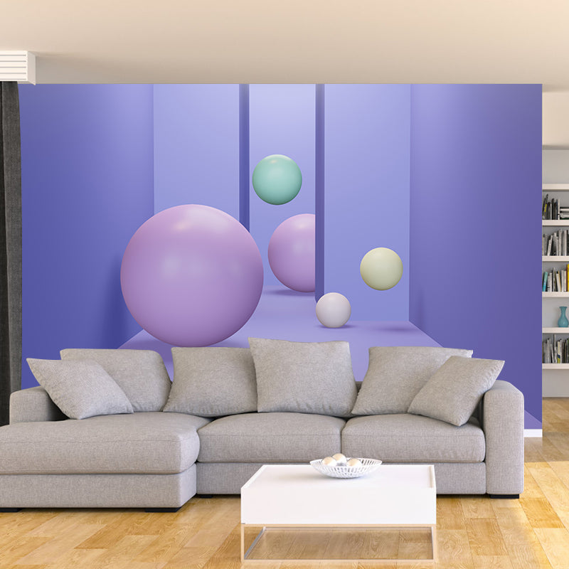 Illustration Stain Resistant Mural Stereovision Living Room Wall Mural