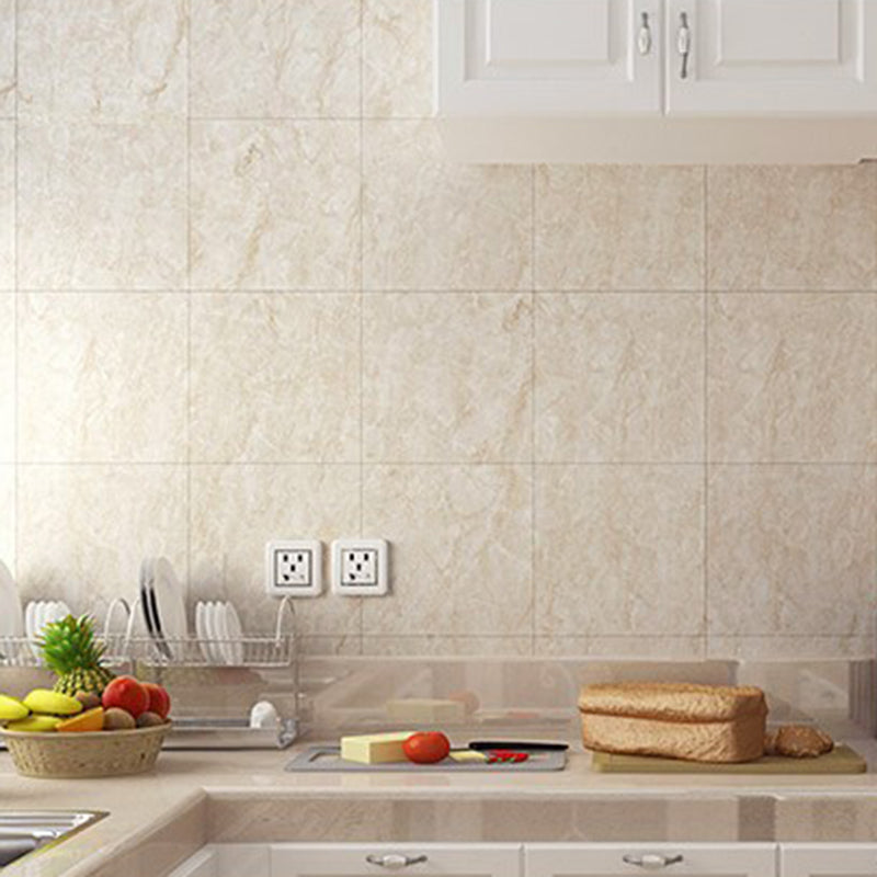 PVC Peel and Stick Backsplash Wall Tile Rectangular Peel & Stick Field Tile