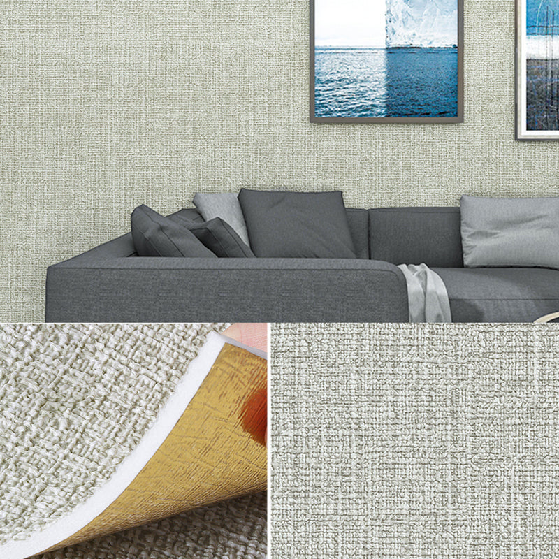 Modern Flax Wall Covering Paneling Textured Wall Interior Wear-resistant Plank