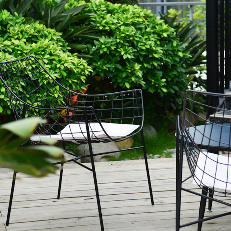 Metal Bistro Table Set 1/3/4/5 Pieces Round Patio Dining Sets