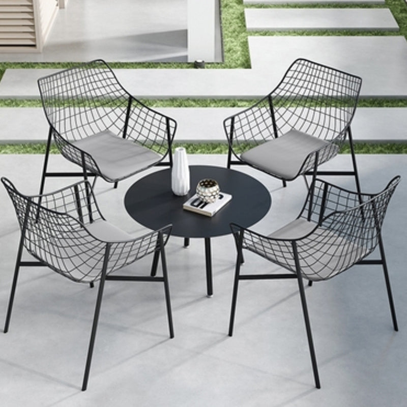 Metal Bistro Table Set 1/3/4/5 Pieces Round Patio Dining Sets