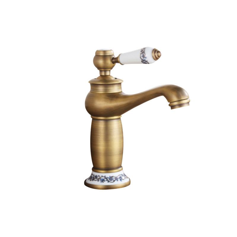 Country Wide Spread Bathroom Faucet Vintage Vanity Sink Faucet