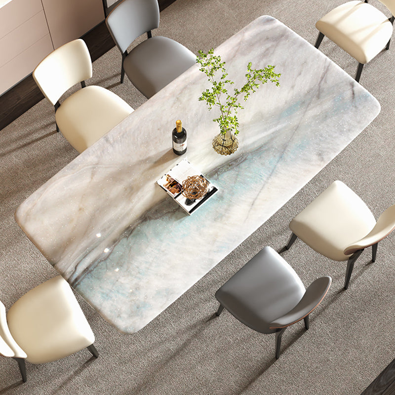Rectangle Dinner Table Contemporary Pedestal Dining Room Table