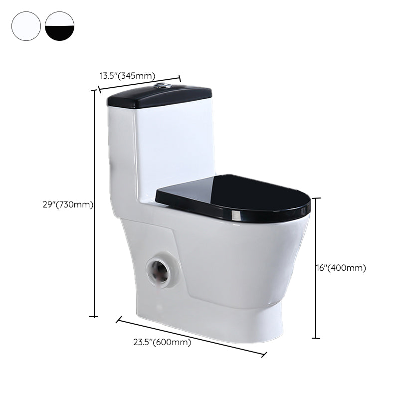 Floor Mounted Urine Toilet One Piece Toilet Modern Single Flush Toilet Bowl