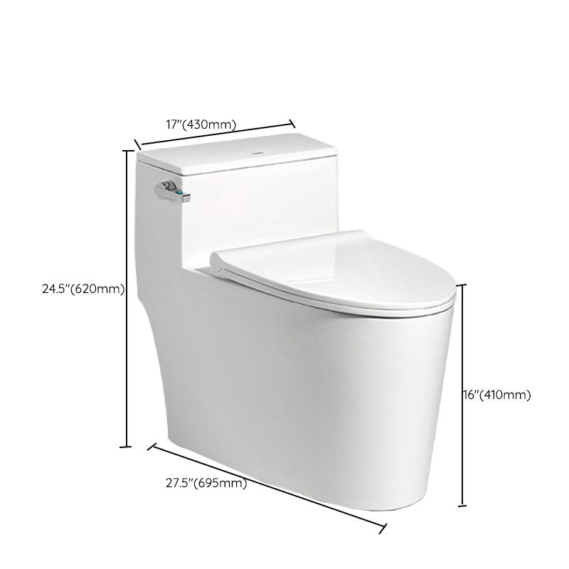 Modern Seat Included Flush Toilet One Piece Urine Toilet for Bathroom