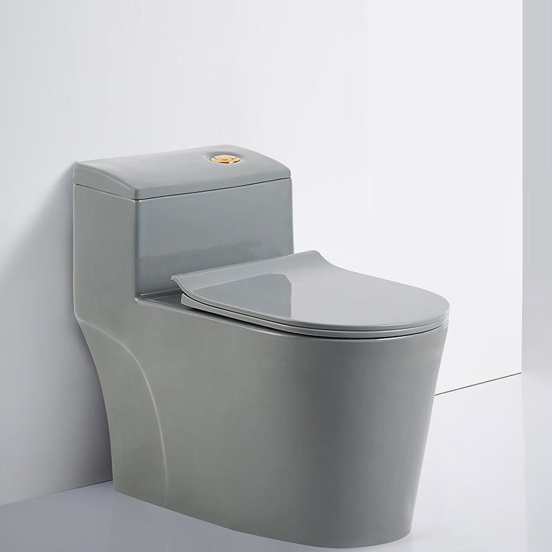 Floor Mounted Toilet All In One Porcelain Urine Toilet Traditional Siphon Jet Toilet