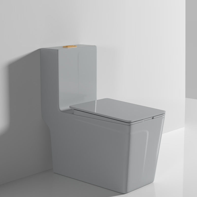 Floor Mounted Toilet All In One Porcelain Urine Toilet Traditional Siphon Jet Toilet