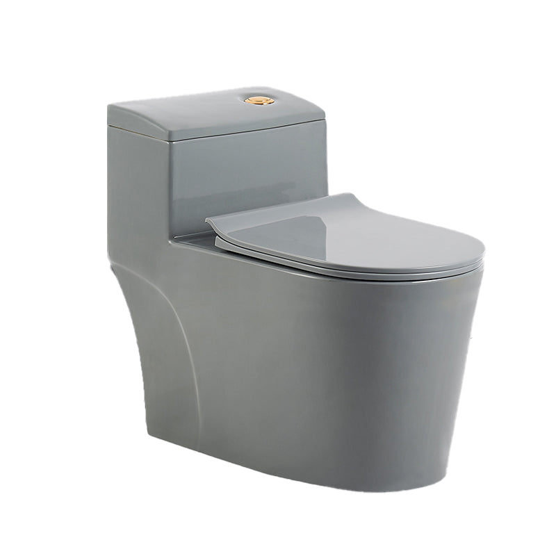 Floor Mounted Toilet All In One Porcelain Urine Toilet Traditional Siphon Jet Toilet