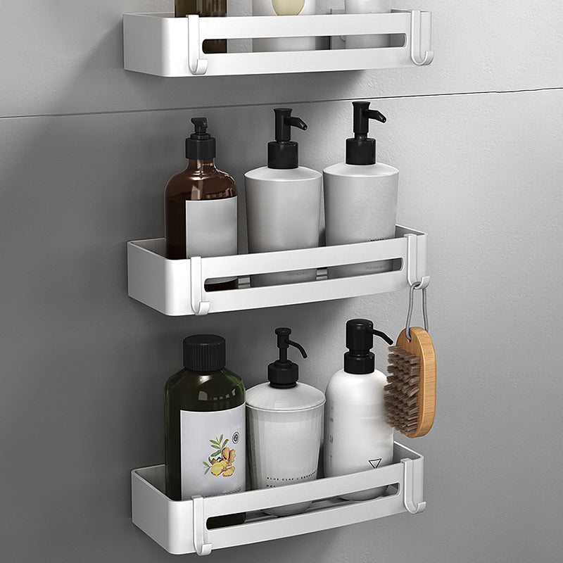 Silver Bathroom Accessory Set Modern Anti-rust 1/2/3 - Piece Bath Shelf