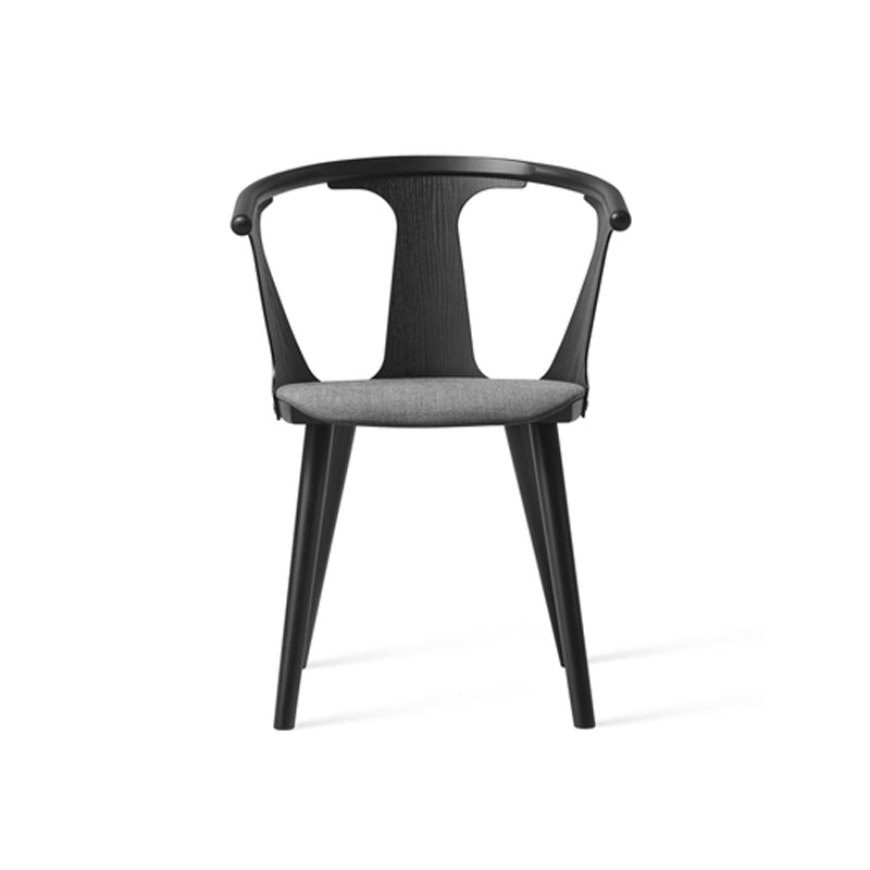 Solid Wood Side Chair Fixed Back Lounge Chair for Living Room