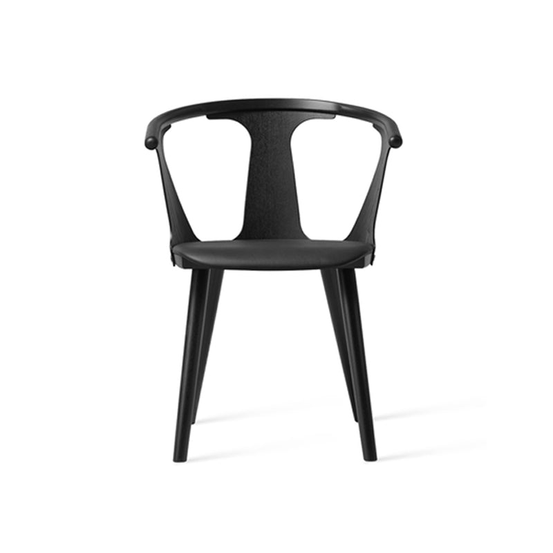 Solid Wood Side Chair Fixed Back Lounge Chair for Living Room