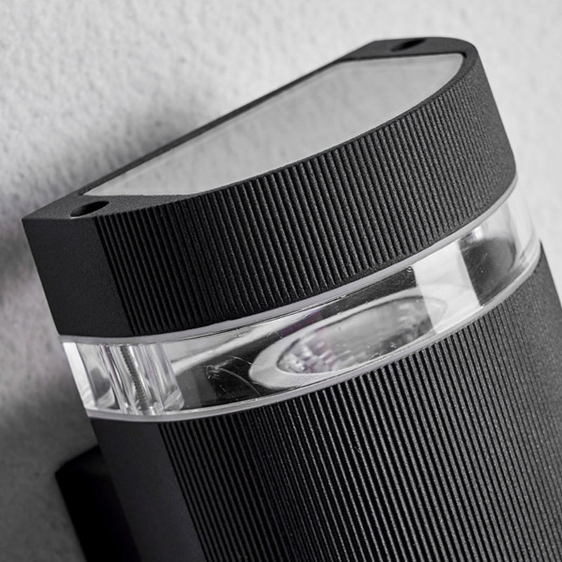 Modern Wall Sconce Geometric Shape Wall Light with Metal Shade for Courtyard