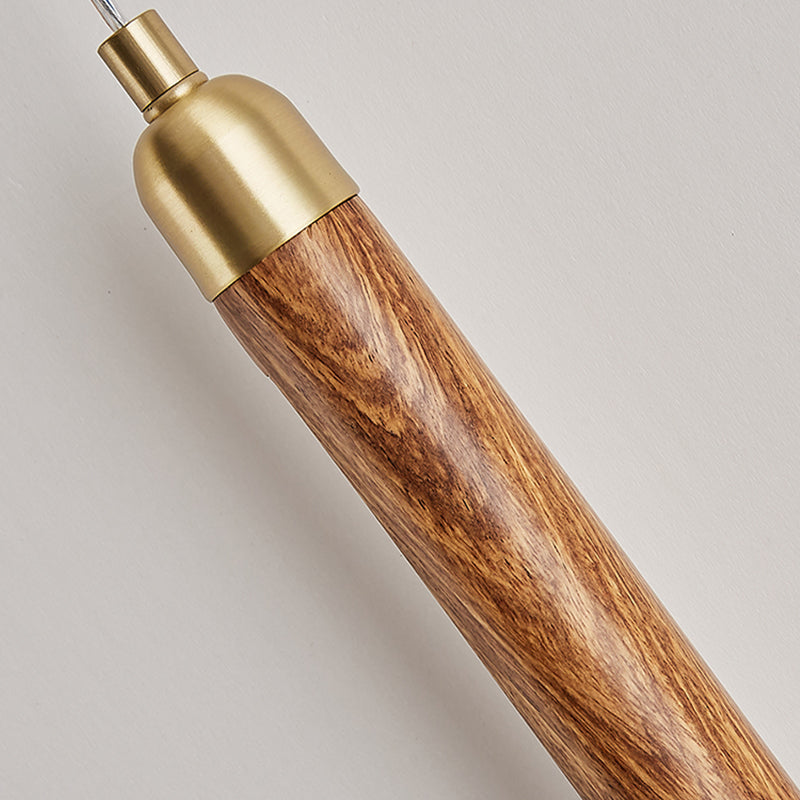 Modernism Wooden Shade Wall Lighting 1-Light Wall Mount Light for Foyer