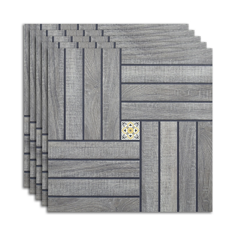 Outdoor Deck Tiles Composite Snapping Stripe Wooden Deck Tiles