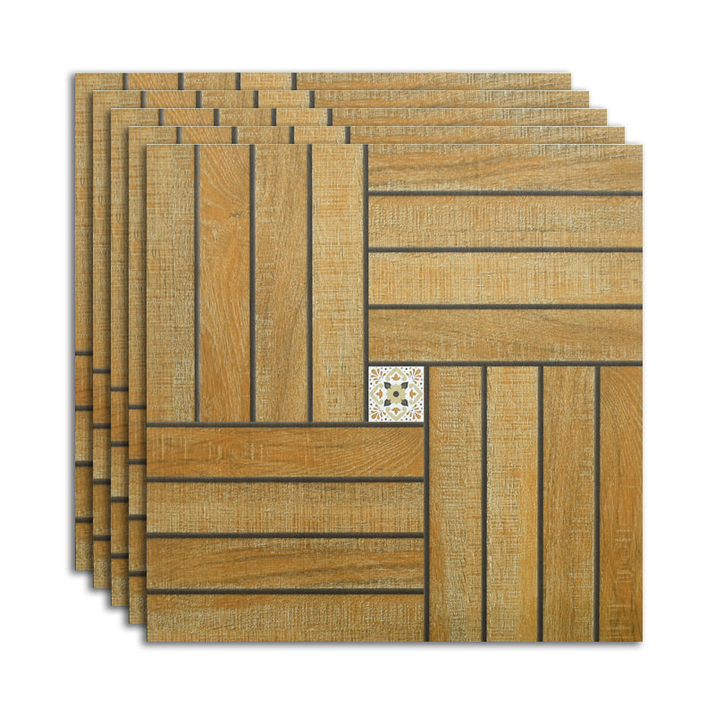 Outdoor Deck Tiles Composite Snapping Stripe Wooden Deck Tiles