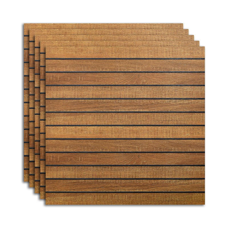 Outdoor Deck Tiles Composite Snapping Stripe Wooden Deck Tiles