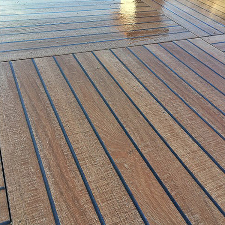 Outdoor Deck Tiles Composite Snapping Stripe Wooden Deck Tiles