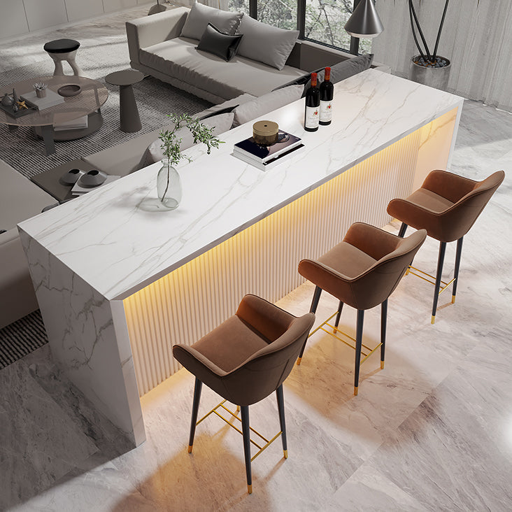 Rectangle Counter Height Dining Table Contemporary Bar Wine Table