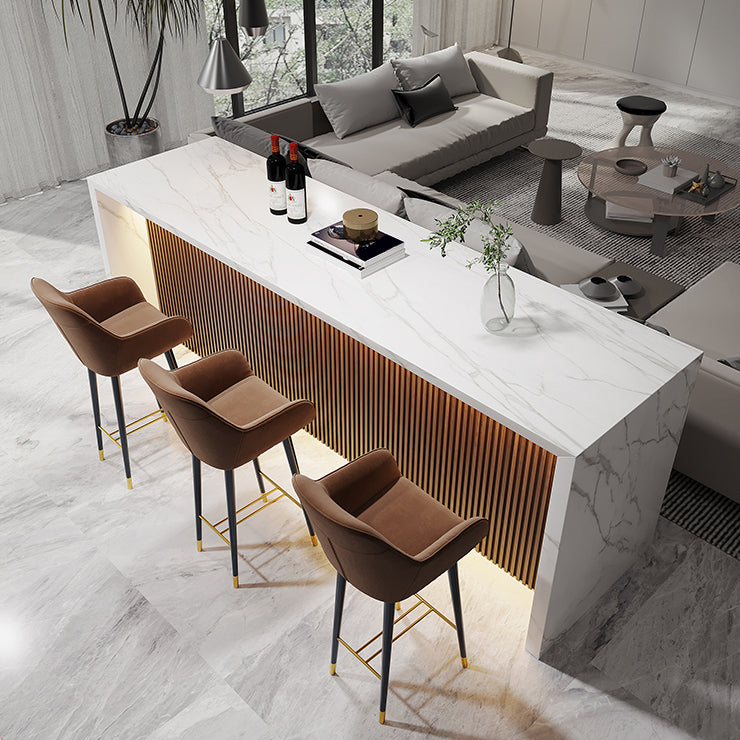 Rectangle Counter Height Dining Table Contemporary Bar Wine Table