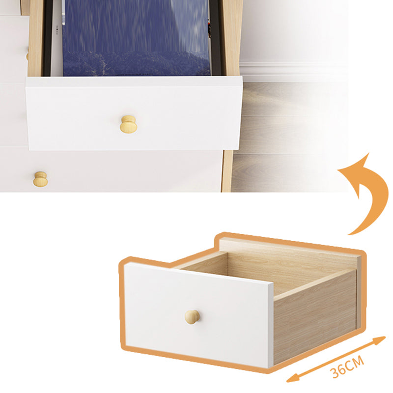 Wooden Storage Chest Ultra Modern 14.82 Inch Width Storage Chest Dresser