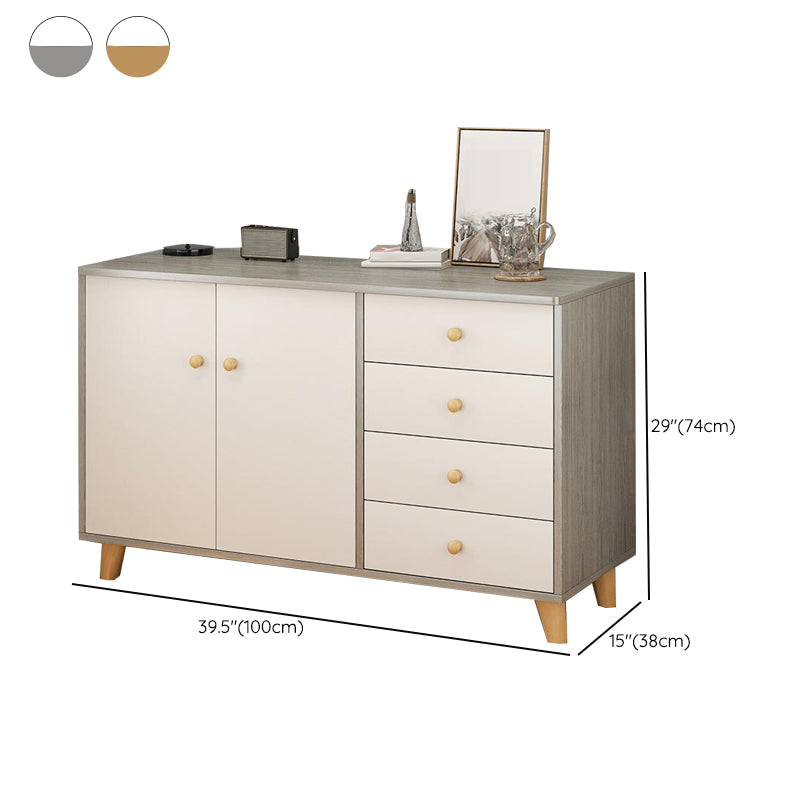 Wooden Storage Chest Ultra Modern 14.82 Inch Width Storage Chest Dresser